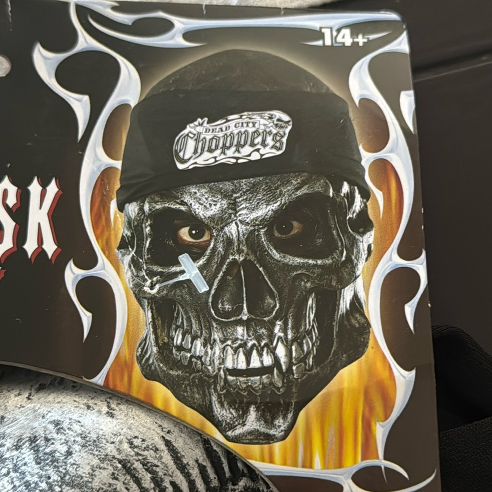Dead City Choppers Rubber Halloween Mask NWT